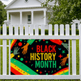 thumbnail image 5 of Vibrant Colorful Black History Month Banner with Hand and Star Elements Backdrop Decorations for Community Events Cultural Celebrations Educational Gatherings Party Decor and Photography Props, 5 of 7