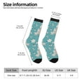 thumbnail image 2 of Disketp Teal Mama Llama Unisex Crew Socks Lightweight Breathable Ventilation Ankle Socks, Mid-calf socks for Daily, 2 of 6