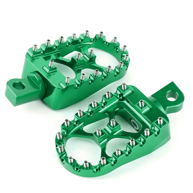 Pedal universal para reposapiés de motocicleta, 10 mm de diámetro de instalación, aleación de aluminio CNC, apto para DynaGreen