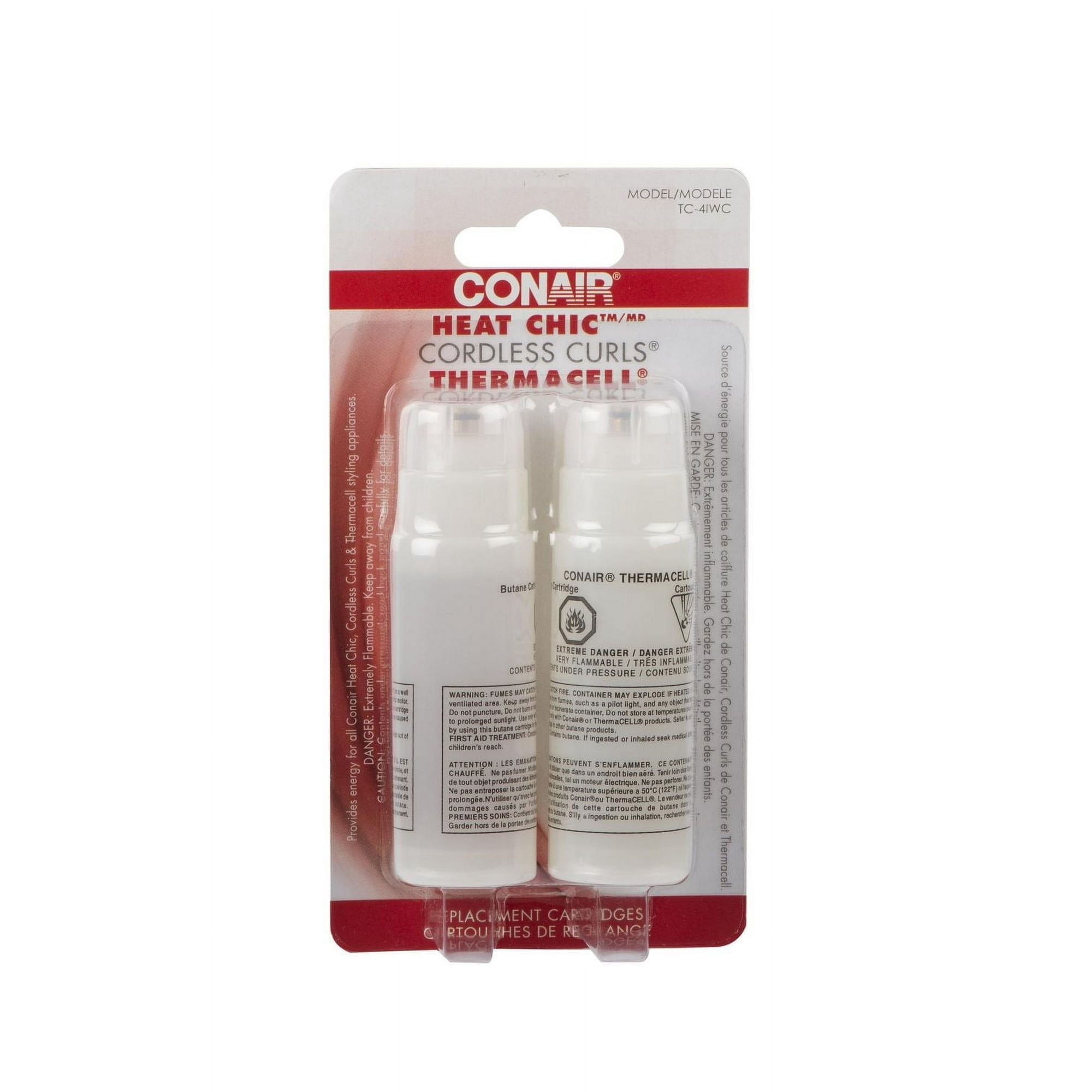 Conair Thermacell Replacement Cartridges, Butane replacement cartridges