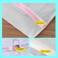 thumbnail image 3 of 5-Piece Mesh Laundry Bags with Zipper, Travel Storage Organizer Bag Clothing Washing Bags for Laundry, Lingerie, Blouse, Bra, Socks, Underwear, 3 of 5