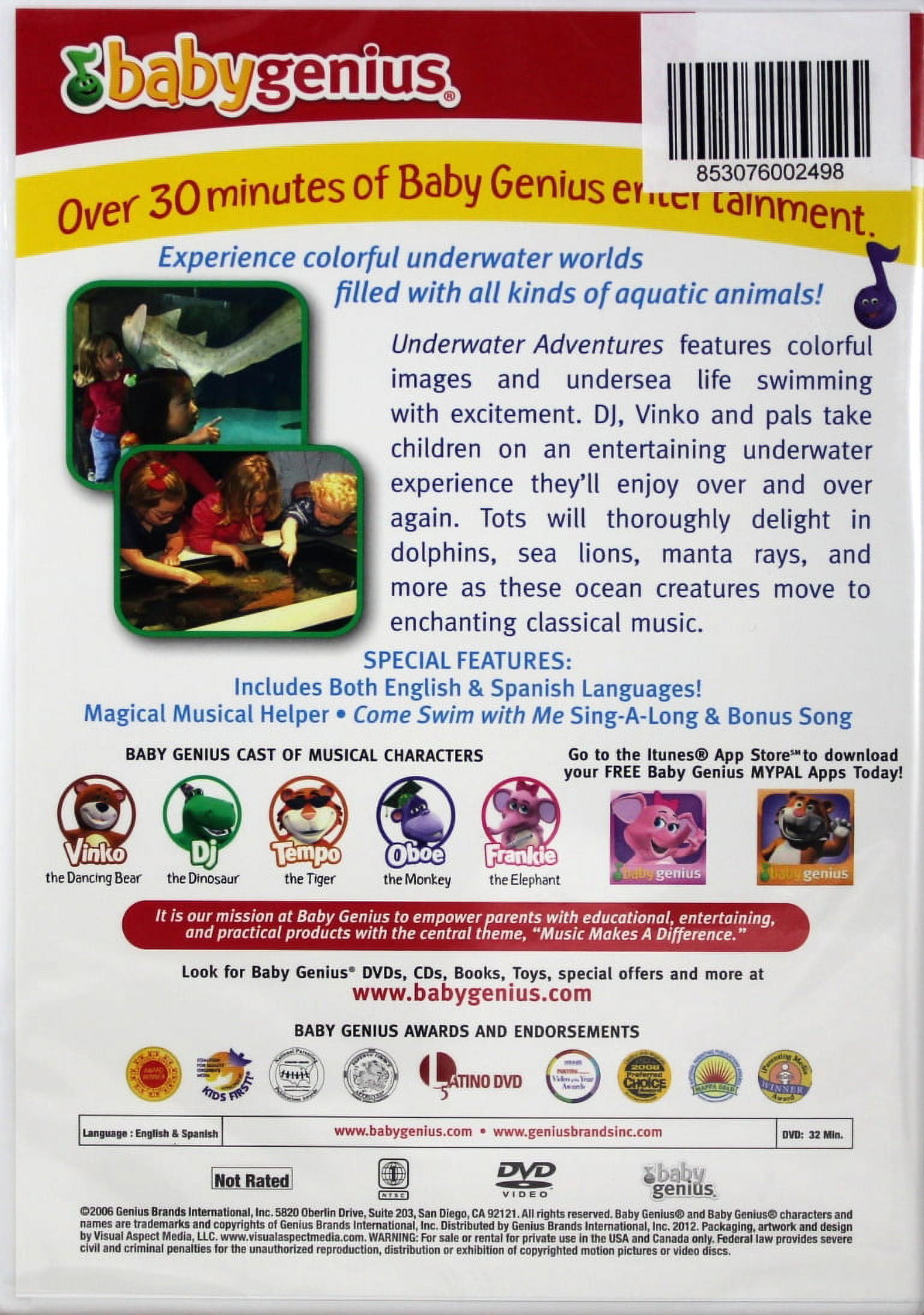 (未使用･未開封品)Favorite Nursery Rhymes &amp; Underwater Adventures [DVD] Favorite Nursery Rhymes & Underwater Adventures DVD