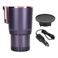 thumbnail image 2 of Car Cup Cooler Warmer Portable Heating Cooling Cup Holder Home Travel Use Rose Gold 12V, 2 of 7