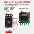 thumbnail image 3 of -ST21 Placa Amplificadora de Potencia Bluetooth 2.1 Canales 100W+100W+200W Subwoofer TPA3221 Módulo Amplificador de Potencia Digital, 3 of 5