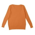 thumbnail image 4 of QASIEATN Sweaters for Graceful Women Fashion, Sweaters Sweater One Neck Solid Color Soft Pullover Sweater, Womens Fall Tops, 4 of 5