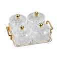 thumbnail image 4 of Bandeja de servicio perfecl 4 tazones transparentes para almacenamiento, 4 of 8