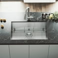 thumbnail image 4 of Vigo All-in-One 30" Undermount Stainless Steel Kitchen Sink and Faucet Set, 4 of 5