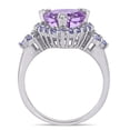 thumbnail image 4 of Everly Women's Amethyst and Tanzanite 10k White Gold Ring, 4 of 7