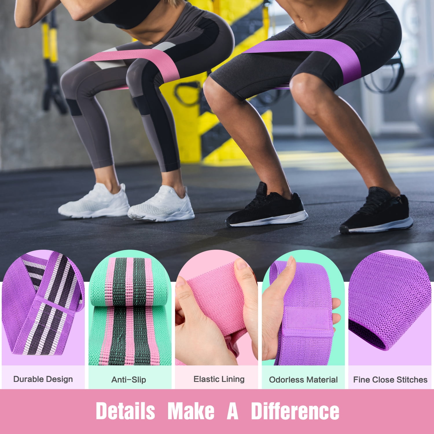 Glute Adjustable Exercise Bands Kmart For Booty And Butt Lift