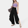 thumbnail image 5 of Pantalones De Pierna Ancha Gibobby Pantalones De Yoga Talle Grande Black XL, 5 of 5