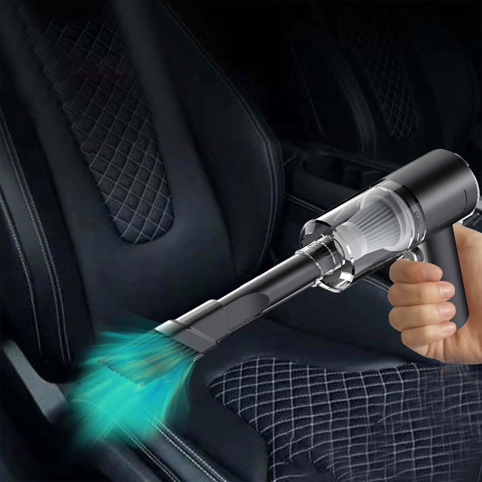 Uiz Merueh Cordless Car Vacuum Handheld Vacuum Cleaner Cordless Powerful Suction Hand Vac Small Lightweight Hand Car Vacuum Rechargeable for Pet Hair, Home, Office