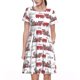 thumbnail image 1 of Balery Retro Train Vestidos sueltos de manga corta para mujer, vestidos de verano 2025, vestidos casuales de corte A con vuelo., 1 of 6