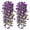 Purple, variant on Djiypn Fake Hanging Flower, 1PC Artificial Rose Vine Plants Flowers Wedding Home Decoration and Wall Décor 29.5 Inch(White)