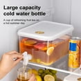 thumbnail image 3 of Pebbuoy 3.5/5L Cold Kettle Beverage Water Dispenser with Faucet High Temp Resistance Iced Tea Juice Jug for Party Restaurant Kitchen Pantry, 3 of 6