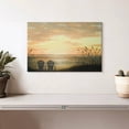 thumbnail image 2 of Elephant Stock Sunset Chairs Wall Art - Horizontal Canvas Wall Art - Living Room Wall Decor - Beach Canvas - Gray And Orange Decor By Bruce Nawrocke - 12" x 8", 2 of 8