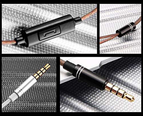 F6 Dual Dynamic Driver Earbuds Balanced Sound for Music,with Mic and in-line Control-Black