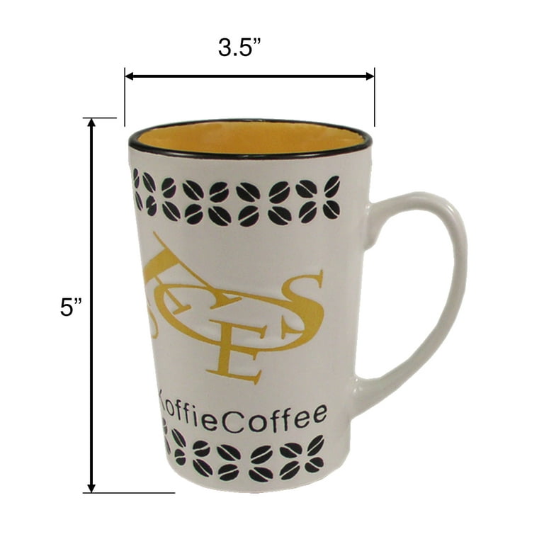 House 2 Home 4 PC Coffee Mug Set, Size: 16 oz