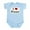 Sky Blue, variant on CafePress - I Love Poppy Infant Bodysuit - Baby Light Bodysuit, Size Newborn - 24 Months