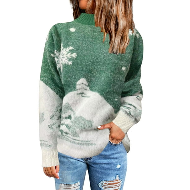nsendm Womens Sweater Adult Female Clothes Mens Soft Sweatshirt