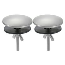 Uxcell 2 Pack Kitchen Sink Hole Cover Brushed Nickel, 2 inch Faucet Hole Cover Stainless Steel for Most  Sink Holes