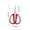 Red, variant on Stainless Steel Office Home Craft Scissors 6 Inch Sharp Precision Blades Comfort Grip Handles Fabric Paper Thread Cutting DIY Crafting Sewing Multipurpose Tool