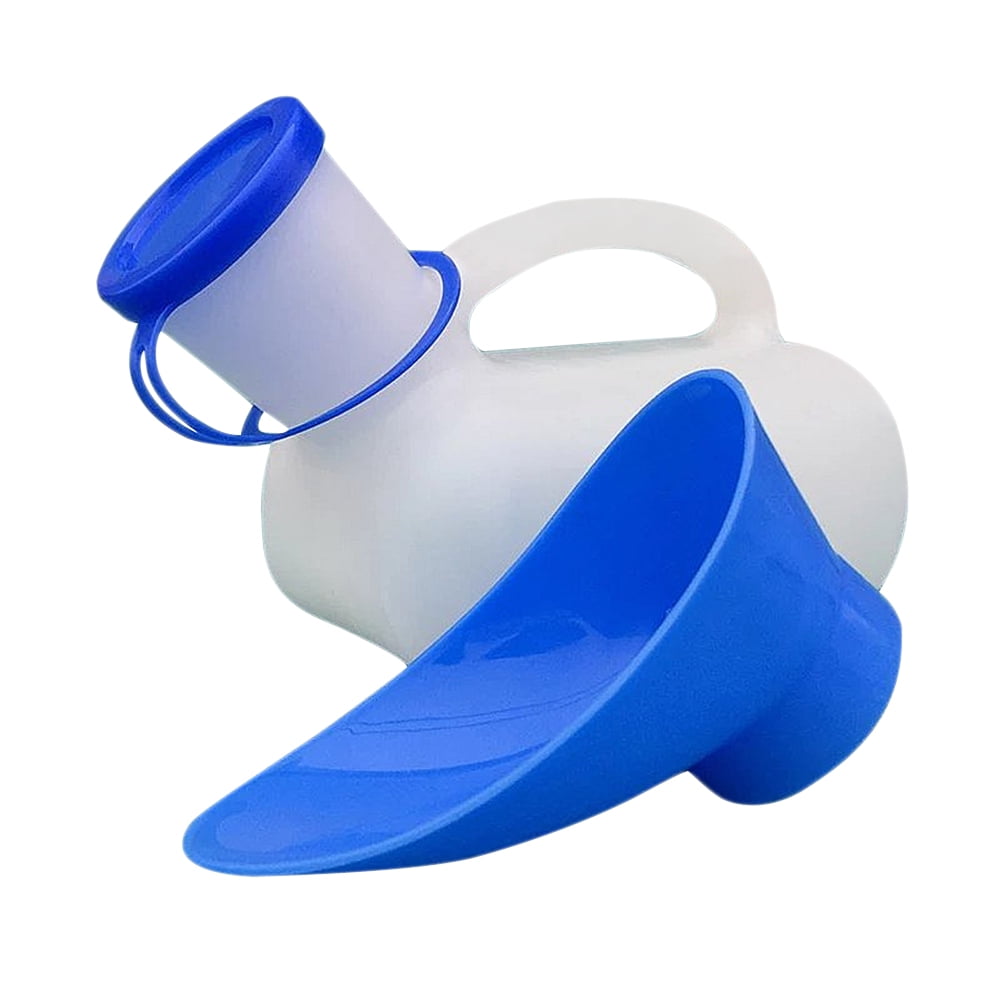 1000ml Medical Plastic Urinal With Cover Portable Camping Outdoor Journey Tools 
