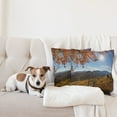 thumbnail image 4 of Ambesonne Fall Throw Pillow Cover 2 Pack, Fallen Leaves and Hills, 24", Multicolor, 4 of 7