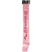 Bachelorette Bridesmaid Flashing Sash w/Kisses - Pink