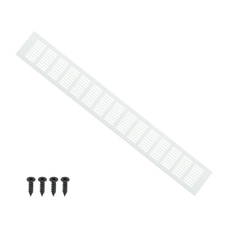 Uxcell 24 x 3 Inch Door Air Vent Cover, 1 Pcs Heavy Duty Grille Ventilation