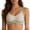 Green, variant on Breathable Seamless Wireless Vest Bra for Women – Light Support Thin Cup Large Chest Half Fixed Cup Everyday Comfort Soft Black M