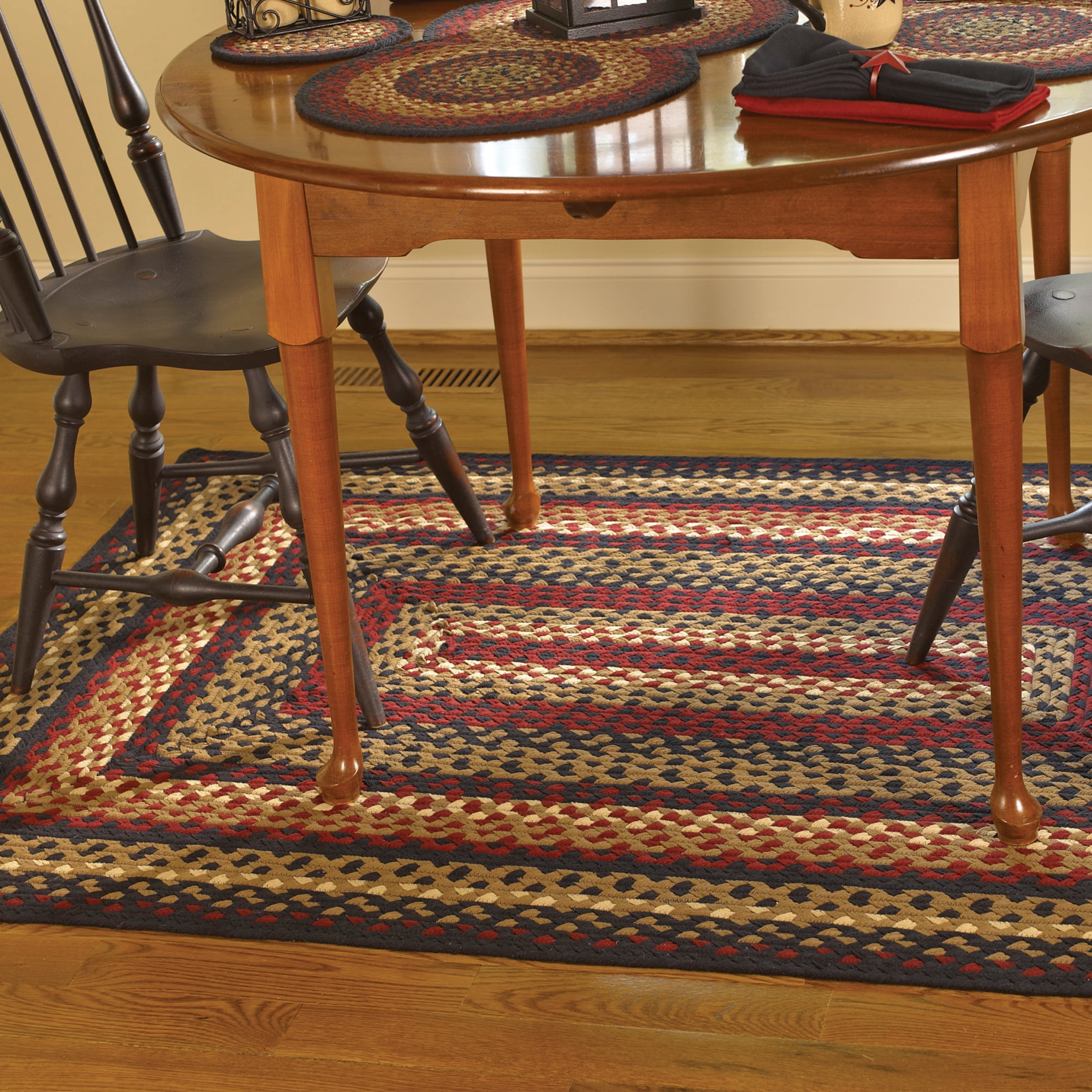 Park Designs Folk Art Braided Rectangle Rug 48'' x 72''