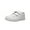 White, variant on Tanleewa Men's Leather Strap Sneakers Lightweight Hook and Loop Walking Shoe Size 3 Adult Male