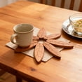 thumbnail image 2 of Christmas Tree Wooden Trivet Heat Resistant Table Mat, Non-Slip Insulated Hot Pot Holder for Bowls, Cups and Dishes, Holiday Kitchen Table, 2 of 5