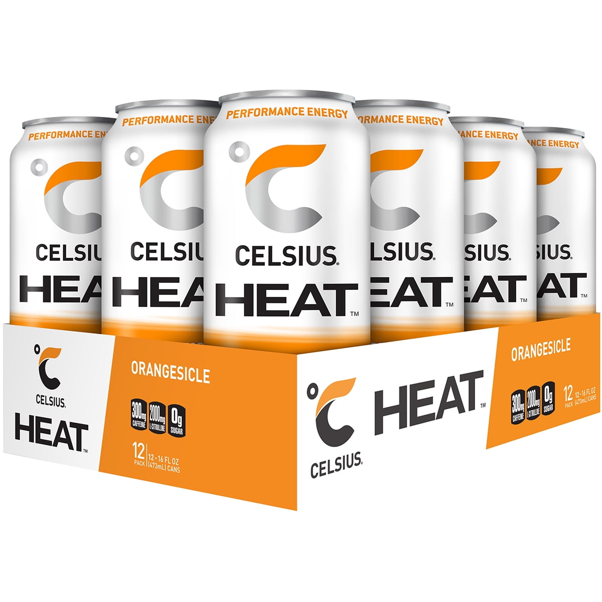 CELSIUS Heat Zero Sugar Fitness Energy Drink 12Pack