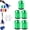 Green, variant on 3/5 PCS Magnetic Screw Holder,Alloy Magnetizer & Demagnetizer Tool Set,Removable Screwdriver Head Magnetic Ring for DIY Repair