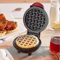 thumbnail image 5 of Portable Mini Waffle Maker, Round Non-Stick Electric Iron for Breakfast, Easy Clean Compact Design, 5 of 5