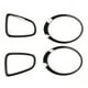 thumbnail image 4 of Embellecedores de cubierta de faros BuyWeek Kit de moldura de rejilla de faro Negro brillante 4 piezas, 4 of 9