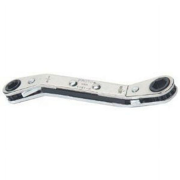 1/4 in X 5/16 in 6 Point Offset Ratcheting Box Wrench