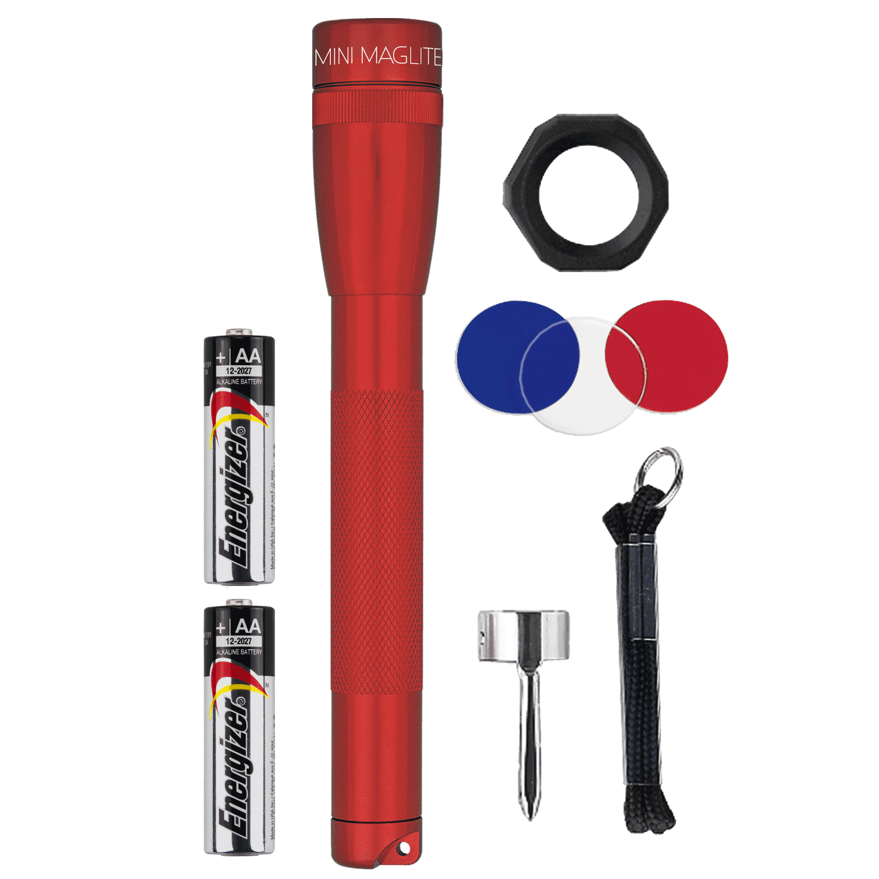 Mini Maglite 2 AAA LED Torch with pocket clip Brand New in Presentation Case 