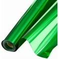 thumbnail image 2 of PMU (2) Gift Wrap Mylar Roll Metallic Green 2-sided, 24 Inches X 25 Ft Roll 1.4 Mil Highly Reflective Mylar Film, Great for Gifts, Birthdays, Christmas, Baskets, Arts & Crafts, 2 of 6