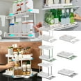 thumbnail image 2 of Werulen Clearance Under $5 ! Under Sink Organizers and Storage, 2 Tier Rotating Pull Out Cabinet Organizer, Multi Functional Sliding Cabinet Organizers for Bathroom Kitchen Countertop Narrow Space, 2 of 9