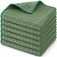 thumbnail image 1 of Paños de cocina Homaxy de 30 x 30 cm, paquete de 6, verde, 1 of 7