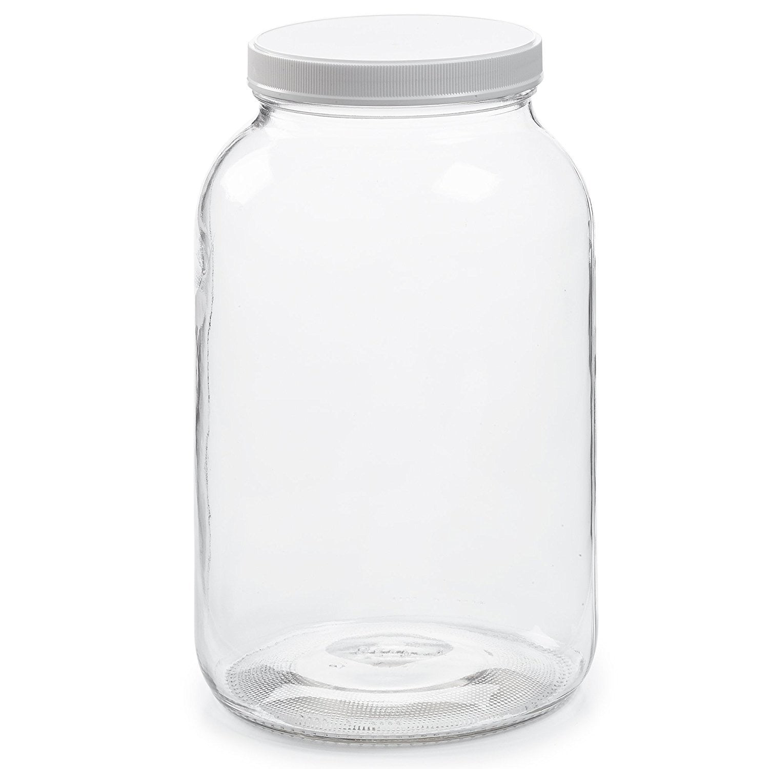 Empty 1 Gallon Glass Jar W Airtight Leak Proof Plastic Lid Wide Mouth Easy To Clean Bpa Free Dishwasher Safe Usda Certified Kombucha Tea