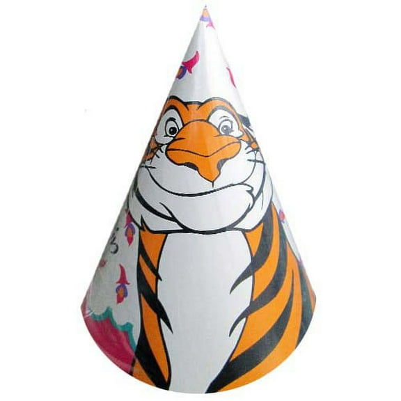 Aladdin Vintage 1992 'Jasmine and Rajah' Cone Hats (8ct)