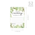 thumbnail image 5 of Koyal Wholesale Share a Memory Cards, Greenery Foliage Cards for Wedding, Baby Life Memories, 4" x 6", 52-Pk, 5 of 5