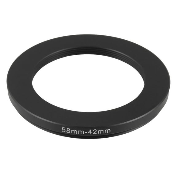 58mm to 42mm Step-Up Filter Ring Adapter for Camera Lens
