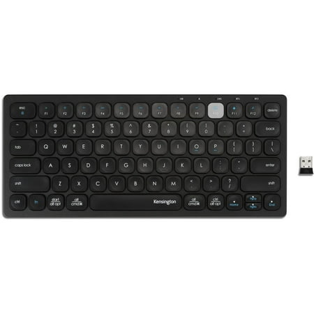Kensington - K75502US 60% Wireless Scissor Keyboard with Compact Multi- Dual Device - Black