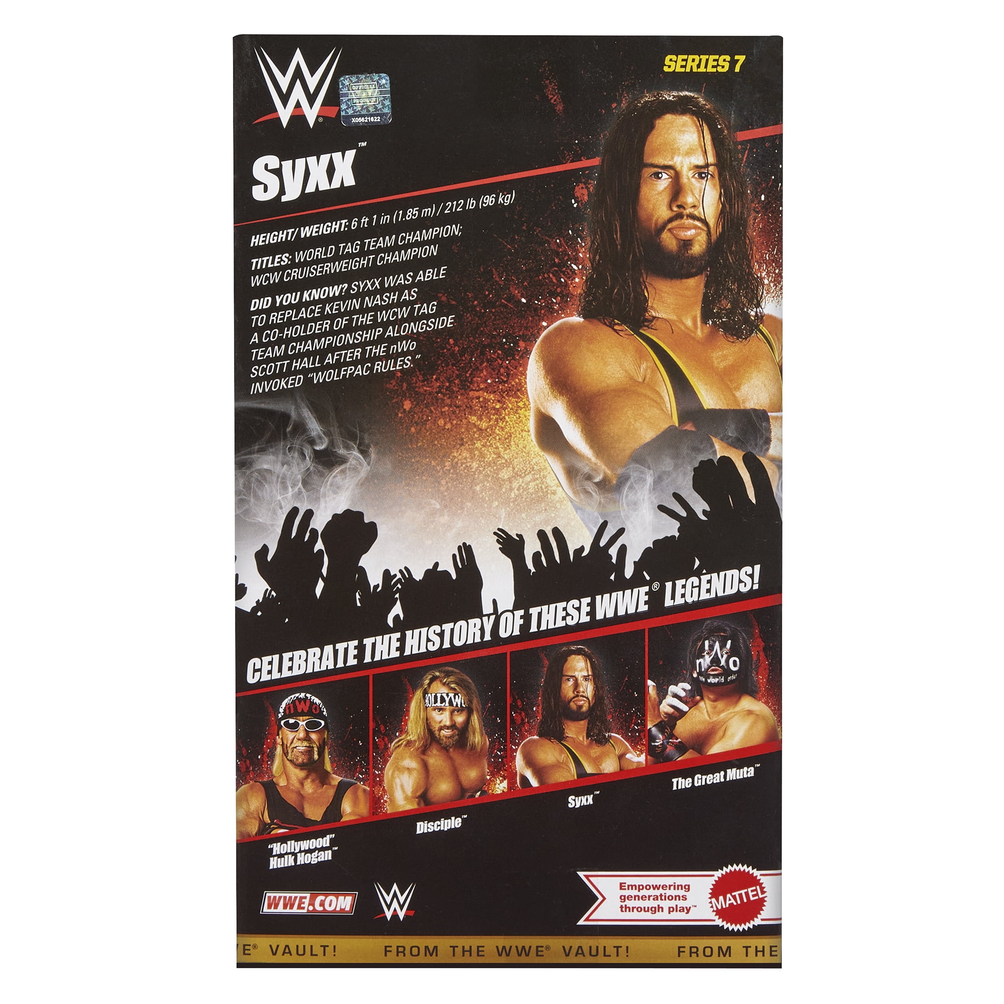 (Chase Variant - Thug) Syxx - WWE From the Vault Ringside Exclusive Series 7 Mattel WWE Toy Wrestling Action Figure
