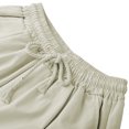thumbnail image 6 of ZyeKqe Cargo Shorts for Men Drawstring High Waisted Sweat Shorts Wide Leg Hiking Shorts, 6 of 7