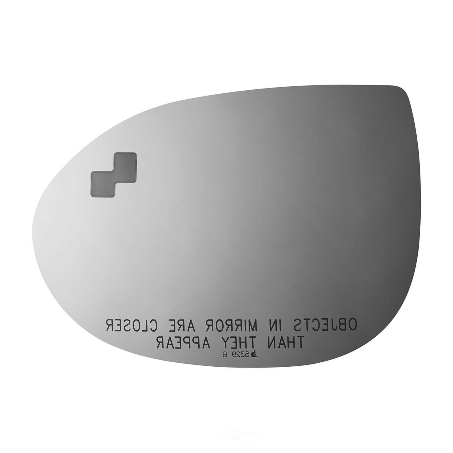 Burco Side View Mirror Replacement Glass - Clear Glass - 5329B